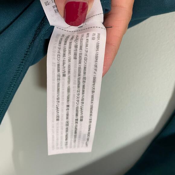 Abercrombie & Fitch Mock Neck Long Sleeve Soft A&F Stretchy Bodysuit Size S - Picture 7 of 9